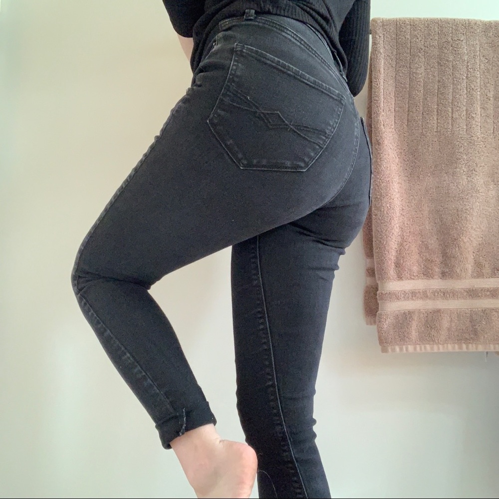 Mud Black Stretchy Jeans